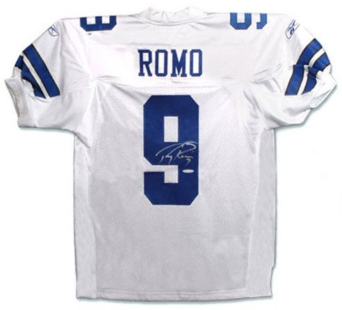 Upper Deck 67705 Tony Romo Autographed Dallas Cowboys White Jersey UDA