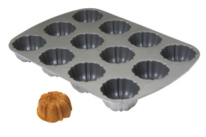 Fluted Muffin Pan - 12 Openings - Pack Of 6