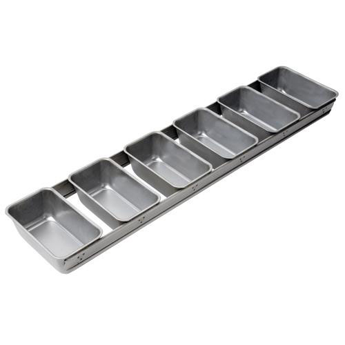 Focusfoodservice 906925 5.63 In. X 3.13 In. 6 Pan Strapped Bread Pan Set - Pack Of 6