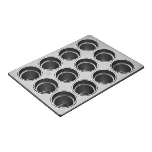 Focusfoodservice 905435 Large Crown Muffin Pan - 15 Cup - Pack Of 3