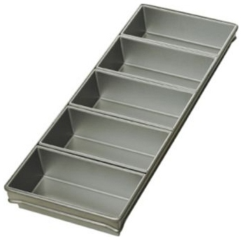 FocusFoodService 904575 7.38 x 3.63 5 Focus Strapped Bread Pans  Pack of 6