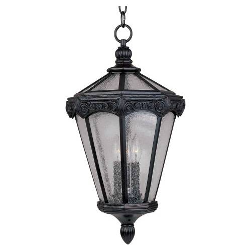 Maxim Lighting 40261CDOB Essex VX 3-Light Outdoor Hanging Lantern - Oriental Bronze Maxim Lighting 40261CDOB Essex VX 3-Light Outdoor Hanging Lantern - Oriental Bronze