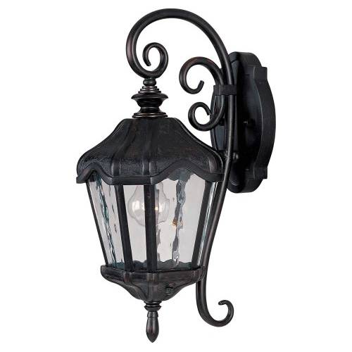 Maxim Lighting 40273WGOB Garden VX 19'' H 1-Light Outdoor Wall Lantern - Oriental Bronze