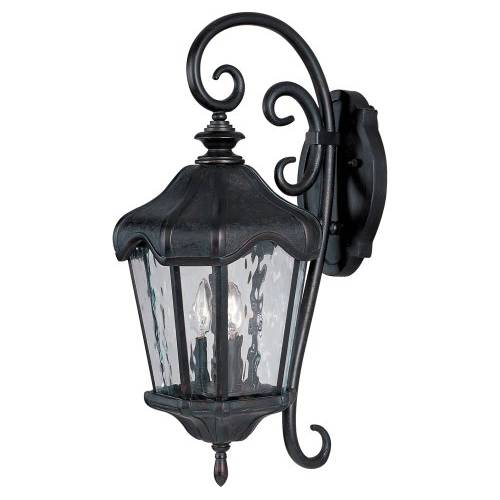 Maxim Lighting 40274WGOB Garden VX 3-Light Outdoor Wall Lantern - Oriental Bronze