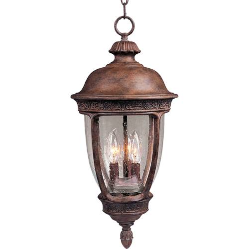 Maxim Lighting 40467CDSE Knob Hill VX 3-Light Outdoor Hanging Lantern - Sienna Maxim Lighting 40467CDSE Knob Hill VX 3-Light Outdoor Hanging Lantern - Sienna