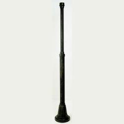 1092bk/phc11 84'' H Anchor Pole With Photo Cell - Black