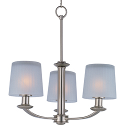 21504ftsn Finesse 3-light Chandelier - Satin Nickel