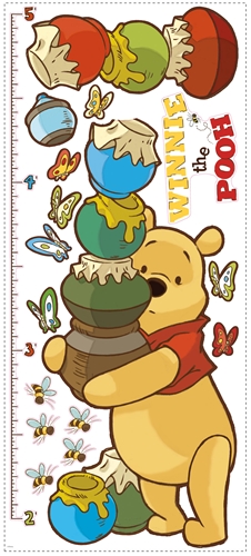 Roommate Rmk1501gc Pooh And Friends Growth Chart