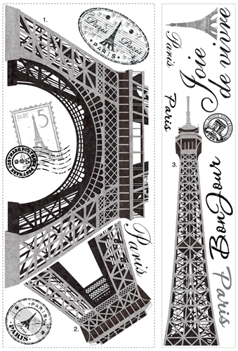 Eiffel Tower Giant Wall Decals