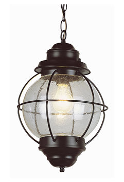 Trans Global Lighting 69903 RBZ Coastal 1 Light Medium Onion Outdoor Hanging - Rustic Bronze Trans Global Lighting 69903 RBZ Coastal 1 Light Medium Onion Outdoor Hanging - Rustic Bronze