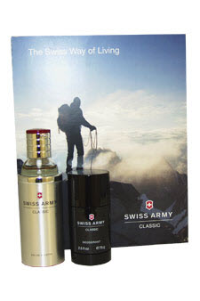 Swiss Army MGS1958 Swiss Army by Swiss Army for Men 2 Pc Gift Set 3.4oz EDT Spray#44; 2.5oz Deodorant Stick
