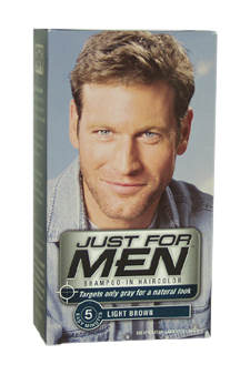 Just For Men MHC1069 ShampooIn Hair Color Light Brown no.25 by Just For Men for Men 1 Application Hair Color