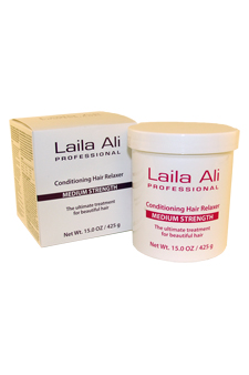 Laila Ali U-HC-3917 Medium Strength Conditioning Hair Relaxer by Laila Ali for Unisex - 15 oz Treatment