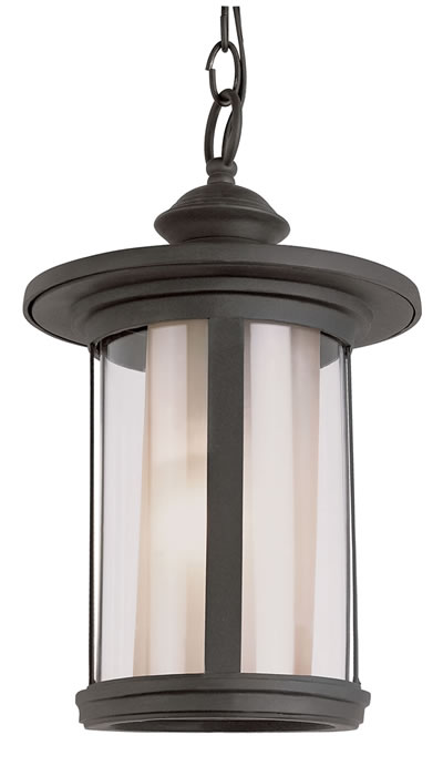 Trans Globe Lighting 40044 BK 14.5 in. 1 Light Outdoor Hanging Lantern in Black Trans Globe Lighting 40044 BK 14.5 in. 1 Light Outdoor Hanging Lantern in Black