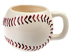Tandem Sport CUPBA101 8"L x 6"H Ceramic Baseball Cup