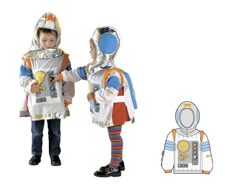 Wesco 5138 Polyester and Coton Fabric Small Astronaut Costume