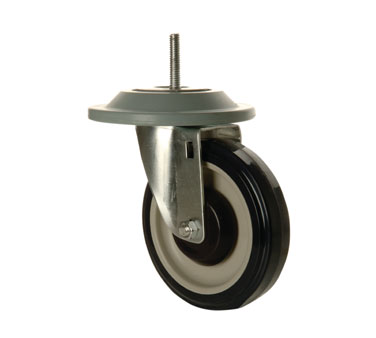 FocusFoodService FTCAST5 5 in. Threaded Caster Set - 4 - with Bumpers FocusFoodService FTCAST5 5 in. Threaded Caster Set - 4 - with Bumpers