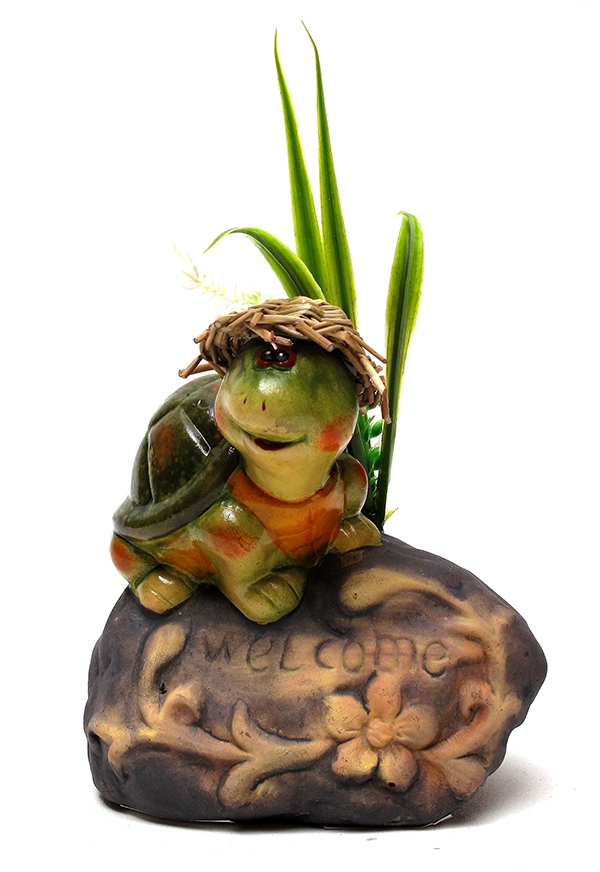 IWGAC 0150820 Pottery Welcome Turtle