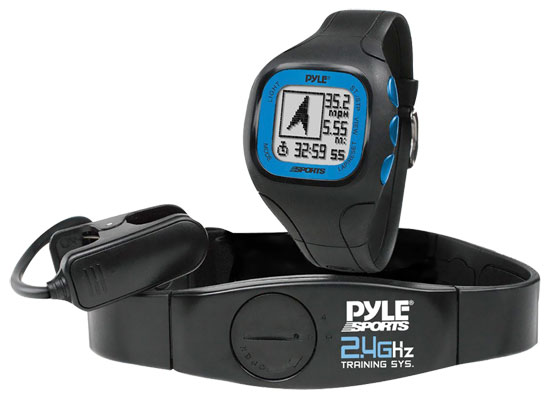 Pyle PSWGP405BL GPS Watch with Heart Rate Navigation Speed & Distance - Black Pyle PSWGP405BL GPS Watch with Heart Rate Navigation Speed & Distance - Black