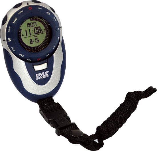 Pshtm24 Handheld Track Watch With Digital Compass 42 Laps Chronograph Memory Pacer