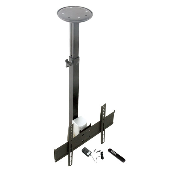 PyleHome PETR104 17 in. To 37 in. Motorized Universal Flat Panel TV Tilted Ceiling Mount