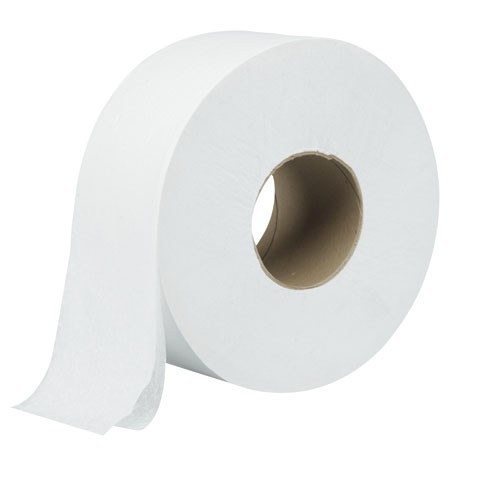 Apm 730GREEN Green Heritage Jumbo Roll Bathroom Tissue, 2-Ply, 12'' dia, White, 2000 ft, 6/CT
