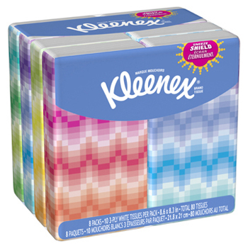 Kimberly-Clark 11974 TISSUE,POCKET PK,80SH,WHT