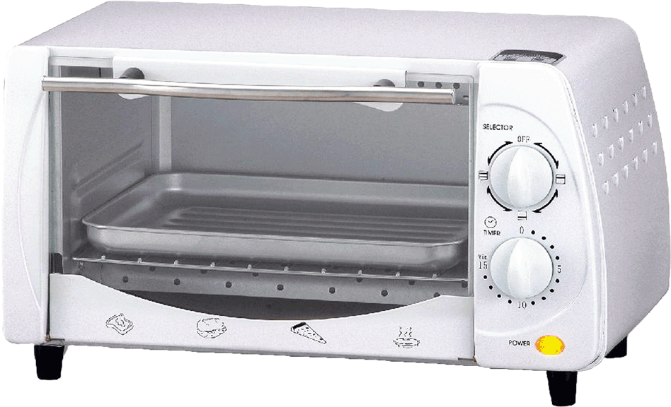 Ts-345w 9-liter Toaster Oven And Broiler - White