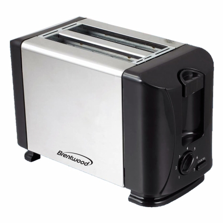 Ts-280s 2-slice Toaster - Stainless Steel And Black