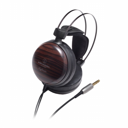 Audio Technica ATHW5000 Audiophile Closedback Dynamic Wooden Headphones