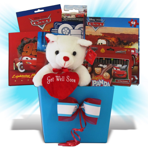 DSB GBCA200F Disney Cars Get Well Gift Basket