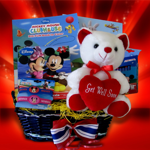 DSB GBMM1500GW Mickey Mouse Get Well Gift Basket