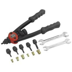 Astro Pneumatic Ast1442 13in. Nut-thread Hand Riveter Kit With Nosepiece Set