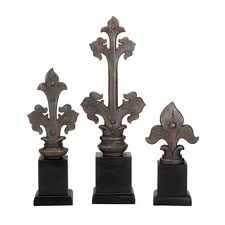 Sterling Industries 870740 Set Of 3 Druid Finials Accessory Finials