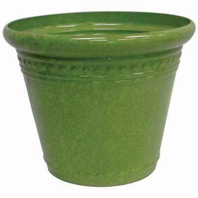Garden Odyssey CEBPLYFP72620BB3 Garden Odyssey Glazed Milano Planter Yellowgreen 20in
