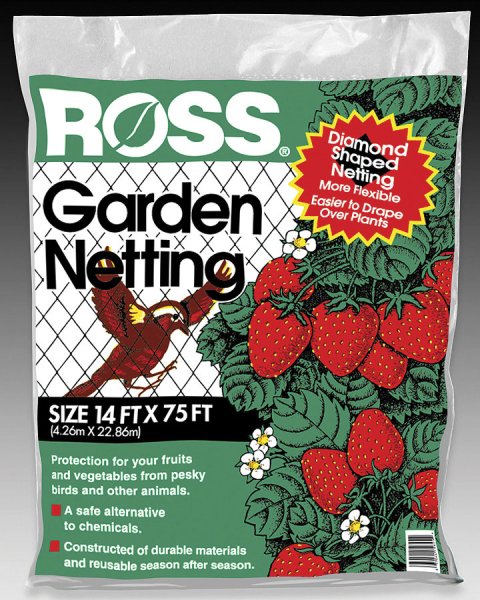 Easy Gardener EGP15800 Ross Garden Netting#44; 14feet x 75feet#44; Diamond