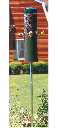 Npi431 Nature Products Green Classic Pole Mount Feeder