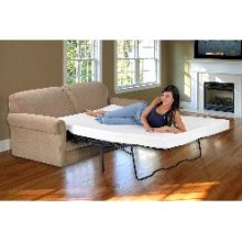 Memory Lane SS45F25135S1 Memory Lane Single Size 4.5inch Memory Foam Sofa Sleeper Mattress
