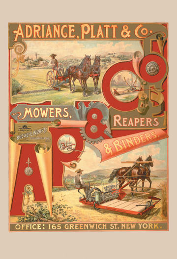 Buyenlarge 145307P2030 Adriance#44; Platt and Co.#44; Mowers#44; Reapers and Bin