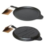 0166-10147 Old Mountain Cast Iron Preseasoned Round Griddle 10.5 In.