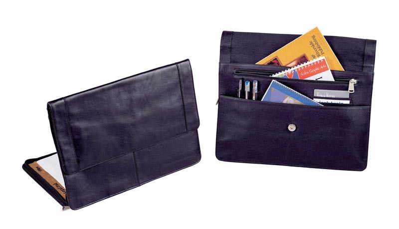 Winn 34491r Harness Cowhide Leather Zip-around Letter-size Portfolio