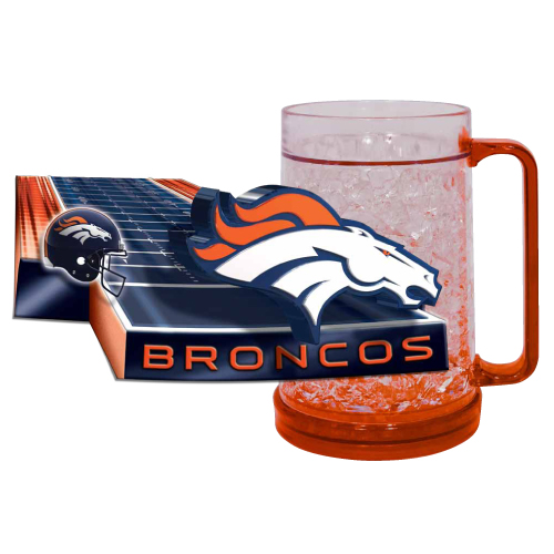 HUNTER 716298661433 Denver Broncos Freezer Mug NFL