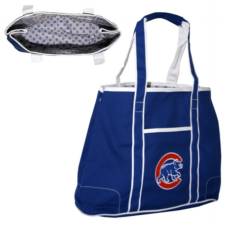 Concept One 804371258264 Chicago Cubs Team Color Hampton Tote MLB
