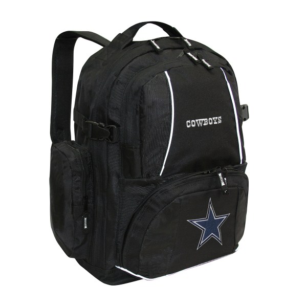 Concept One 804371944877 NFL Dallas Cowboys Black Backpack Trooper NFL
