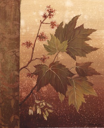 Liebermans GANJFY034M Jillian Jeffrey Maple Leaves - mini 8.00 x 10.00 Poster Print