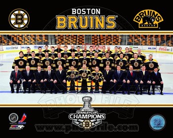 Liebermans Pfsaans12701 The Boston Bruins 2010-11 Team Photo 10.00 X 8.00 Poster Print