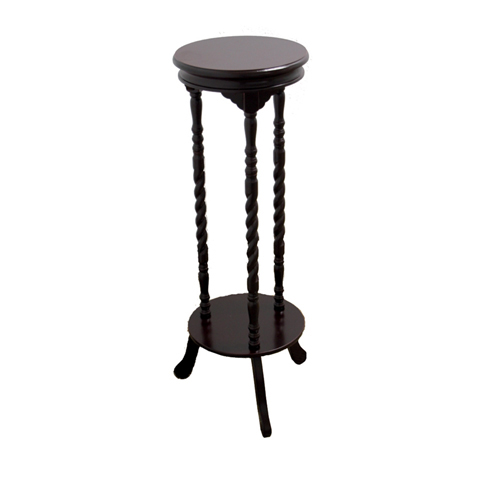 Ore International N138WALNUT Walnut Finish Indoor Plant Stand