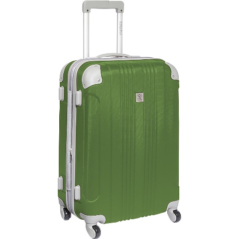 Travelers Choice Bh6800e24 Beverly Hills Country Club Malibu 24 In. Hardside Spinner Luggage In Green