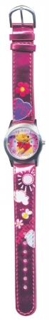 URBAN STATION 41566B WINNIE THE POOH LEATHER BAND WATCH
