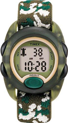 T71912 Kids Camouflage Digital Stretch Band Watch